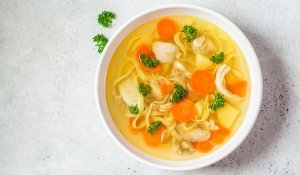 Chicken soup is an age-old remedy for sore throats